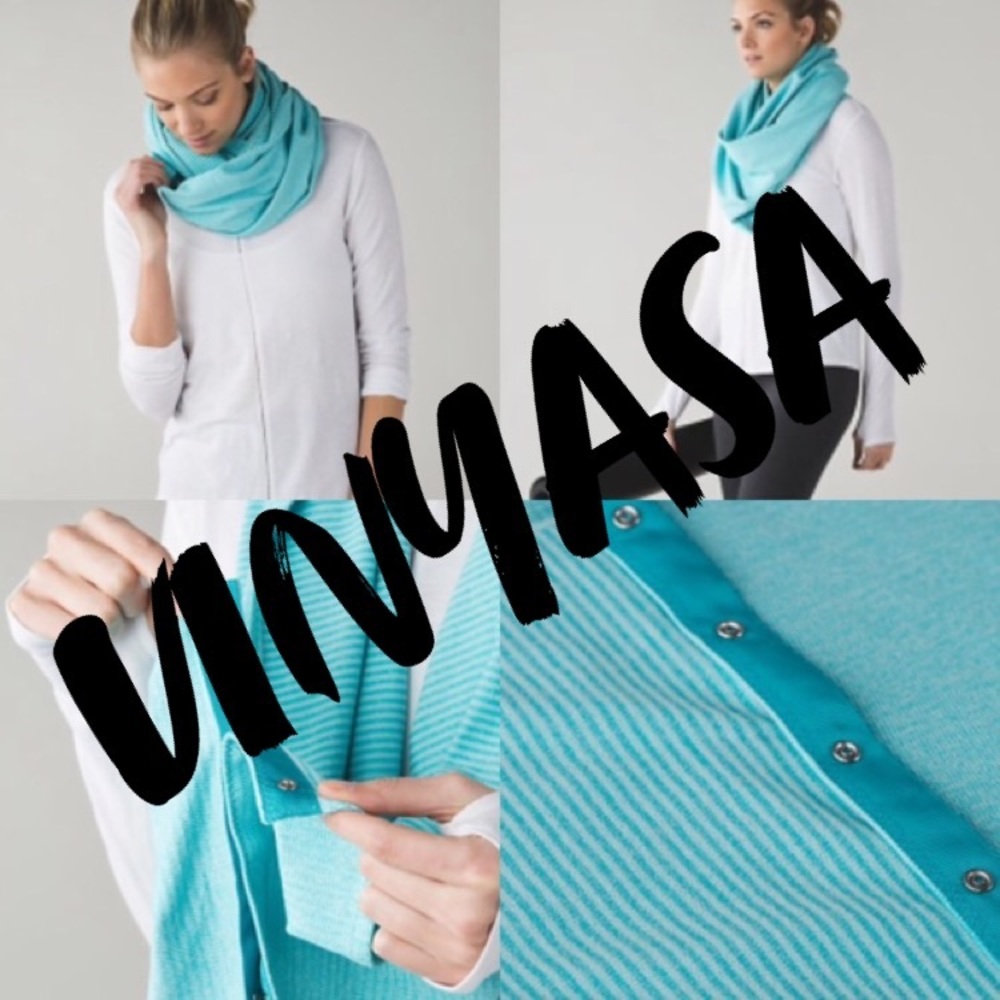 🍋LULULEMON🍋VINYASA SCARF-AQUAMARINE
